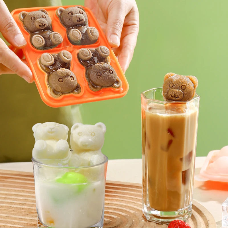 BearChill 3D Ice Cube Mold