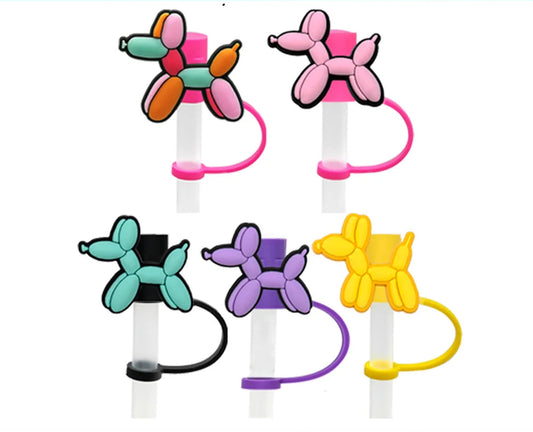 Balloon Animal Straw Cover Set